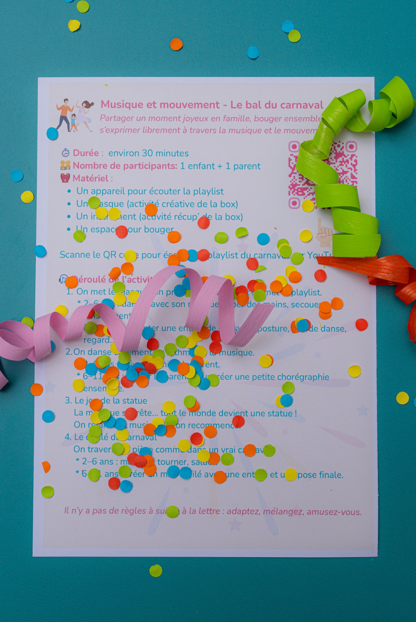 Box "Les rythmes du carnaval" 6 - 11 ans