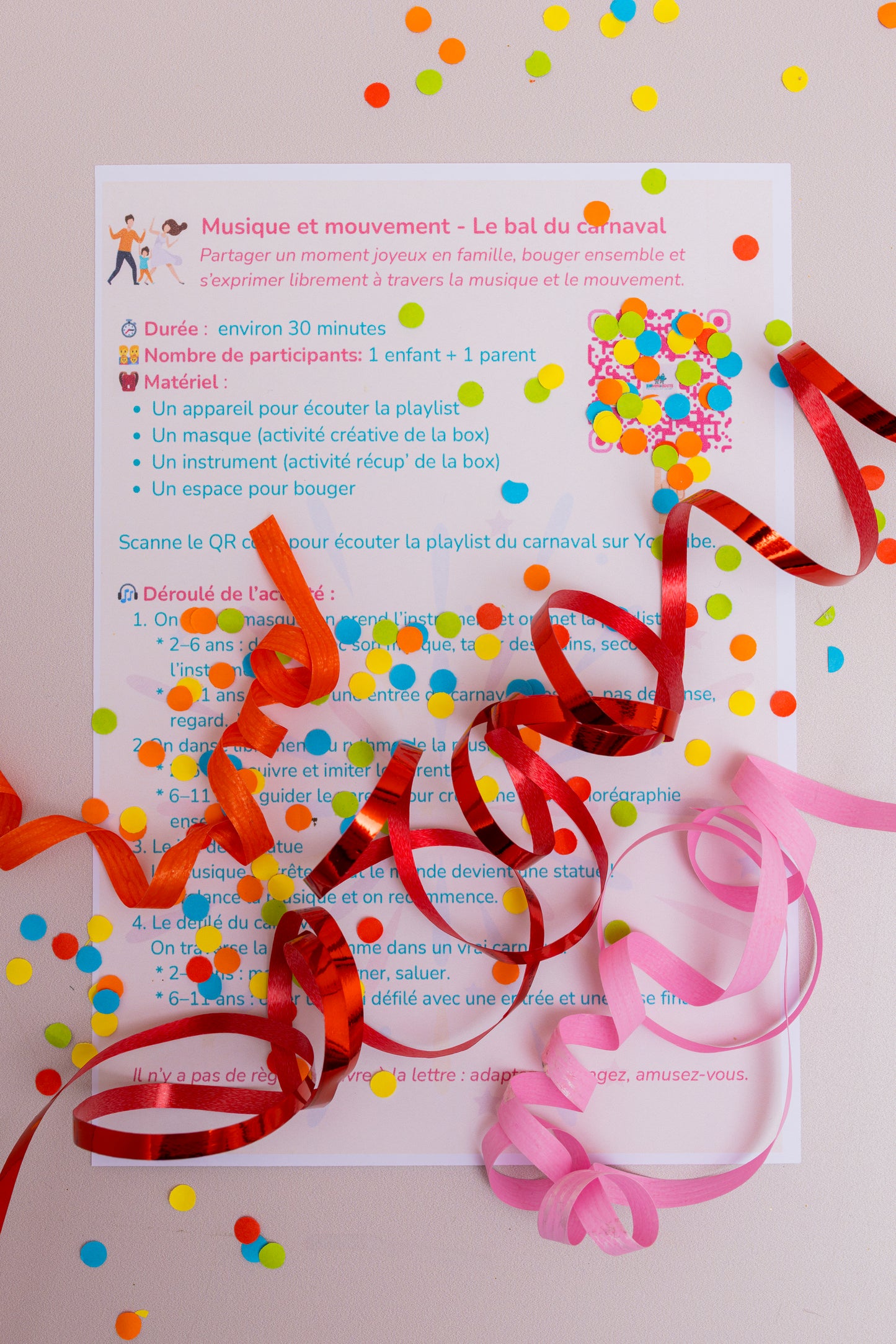 Box "Mon carnaval en musique !" 2 - 6 ans
