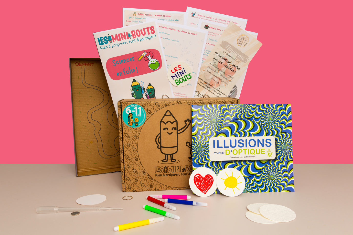 Box "Sciences en folie !" 6 - 11 ans