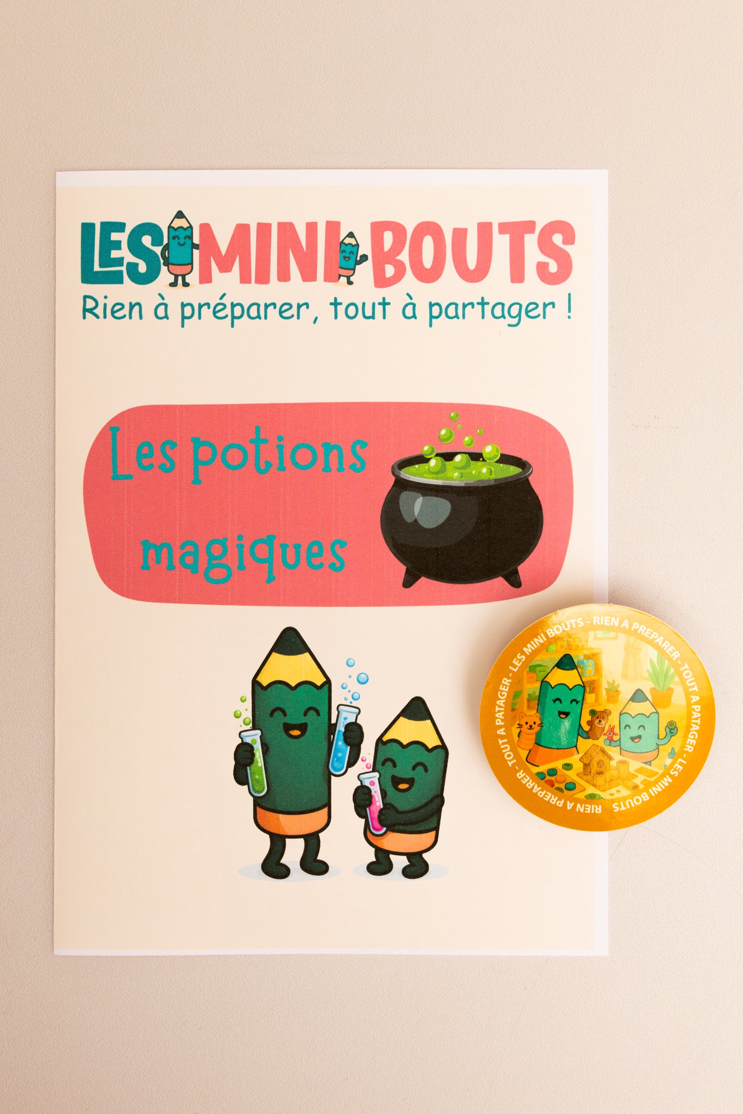 Box "Les potions magiques" 2 - 6 ans